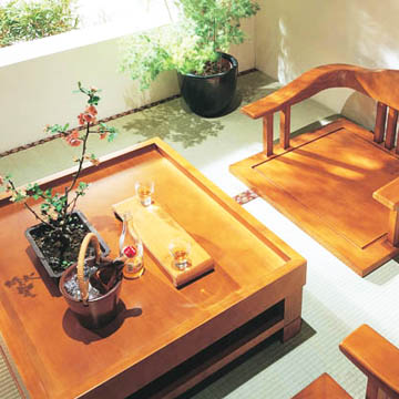 和室原木造型桌椅  |和室系列